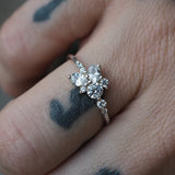 Cluster Solitare Ring